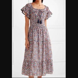 Tory Burch Wildflower Smocked Dress